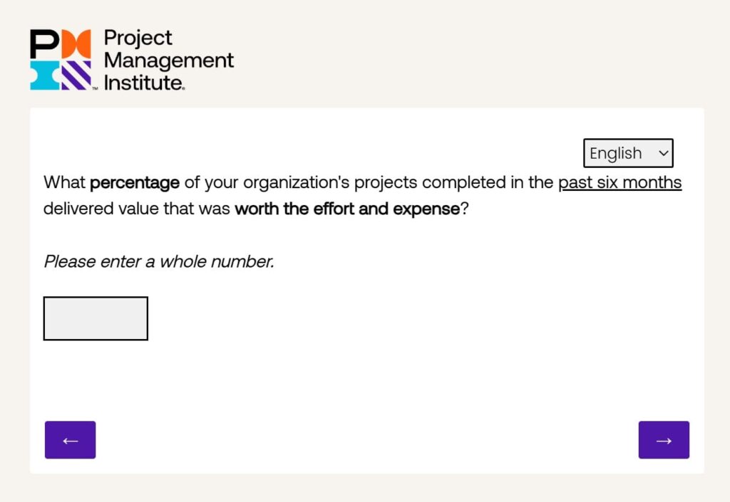 PMIアンケート調査（１３）投入した労力と費用に見合う価値を提供について