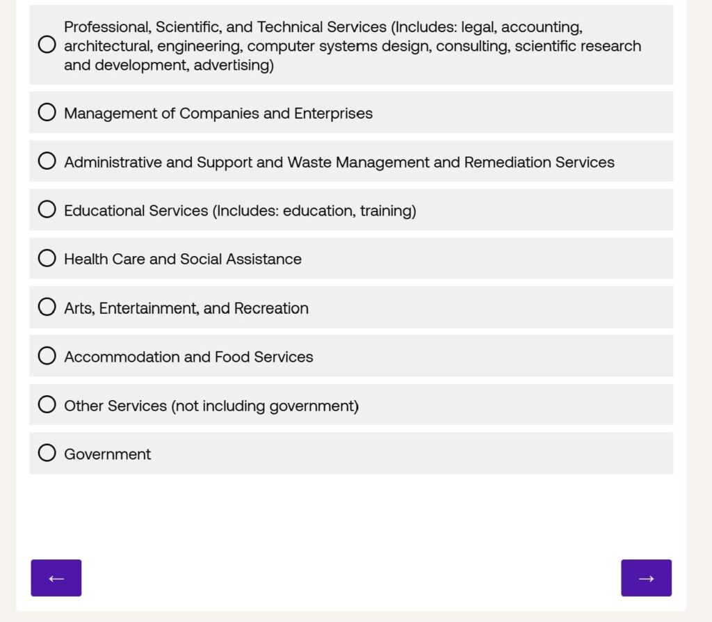 PMIアンケート調査（１７）会社の主な産業分野2